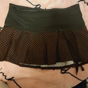 Vintage tripp nyc red and black polka dot skirt